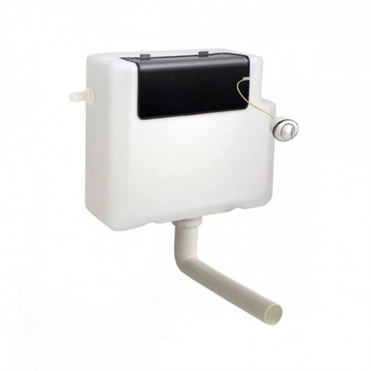 Vellamo Universal Dual Flush Concealed Cistern & Round Button