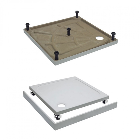 Crosswater 45mm Rectangular Shower Tray Leg & Panel Riser Kit - 1685 x 900mm