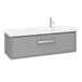 Crosswater Arena Console 1100mm Wall Mounted Vanity Unit & Right Hand Basin