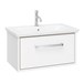 Crosswater Arena Console 650mm Wall Mounted Vanity Unit & Basin