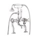 Crosswater Belgravia Crosshead Bath and Shower Mixer with Shower Kit - Deck Mounted, Chrome