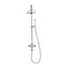 Crosswater Belgravia Exposed Thermostatic Shower Valve with Fixed Shower Head and Shower Handset