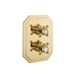 Crosswater Belgravia Concealed Thermostatic Crosshead 1 Outlet Shower Valve with Crossbox Technology - Unlacquered Brass
