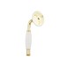 Crosswater Belgravia Exposed Thermostatic Shower Valve with Fixed Shower Head, Shower Handset and Wall Station - Unlacquered Brass