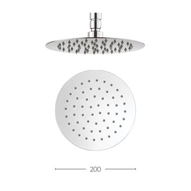 Crosswater Central Fixed Shower Head - 200mm