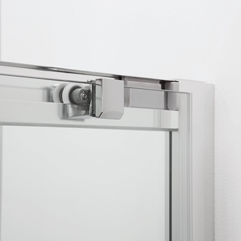 Crosswater Clear 6 6mm Single Sliding Shower Door & Optional Side Panel