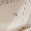 Crosswater Creo 25mm Dolomite Stone Resin Square Shower Tray with Central Waste Position