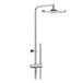 Crosswater Curve Multifunction Thermostatic Exposed Shower Valve Package