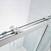 Crosswater Design Soft Close Sliding 1700mm Shower Door & 1000mm Side Panel