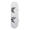 Crosswater Dial Central Concealed Thermostatic 1 Outlet Shower Valve - Portrait
