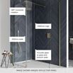 Crosswater Gallery 8 Walk In Shower Enclosure 8mm Panels with Multiple Configurations - Brushed Brass