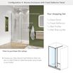 Crosswater Gallery 10 Walk In Shower Enclosure 10mm Panels with Multiple Configurations - Polished Stainless Steel
