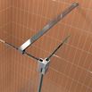 Crosswater Gallery 10 Glass to Wall Bracing Bar (1200mm - Polished Stainless Steel