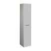 Crosswater Glide II Wall Hung Tall Tower Storage Unit - Storm Grey