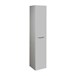 Crosswater Glide II Wall Hung Tall Tower Storage Unit - Storm Grey