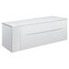Crosswater Glide II 1200mm Wall Mounted Drawer Unit with Link Unit & Carrara Marble Effect Worktop - White Gloss
