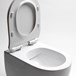 Crosswater Glide II Back to Wall Rimless Matt White Toilet & Soft Close Seat - 510mm Projection