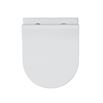Crosswater Glide II Wall Hung Rimless Matt White Toilet & Soft Close Seat - 460mm Projection