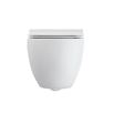 Crosswater Glide II Wall Hung Rimless Gloss White Toilet & Soft Close Seat - 460mm Projection