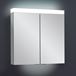 Crosswater Image Illuminated Mirror Cabinet with Shaver Socket & Colour Change LED's - 700 x 700mm