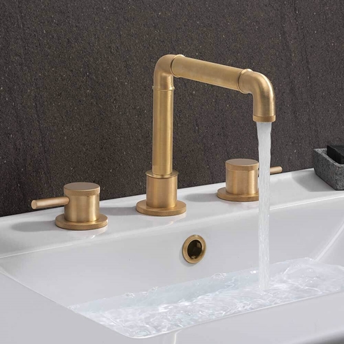 Crosswater MPRO Industrial 3 Hole Deck Mounted Basin Mixer Tap