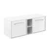 Crosswater Infinity Double Wall Mounted Drawer Unit and Base Unit with Worktop - 1200mm