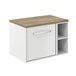 Crosswater Infinity Single Wall Mounted Drawer Unit & Base Unit with Worktop - 700mm