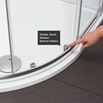 Crosswater Kai 6mm Sliding Double Door Quadrant Shower Enclosure