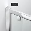 Crosswater Kai 6mm Pivot Shower Door & Optional Side Panel