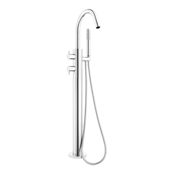 Crosswater Kai Lever Floorstanding Thermostatic Bath Shower Mixer Tap with Shower Kit