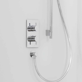 Crosswater Kai Twin Lever Concealed Thermostatic Shower Valve with 3 Way Diverter