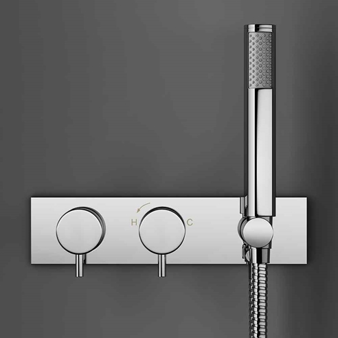 Crosswater Kai Lever Concealed Thermostatic Shower Valve with Shower Handset