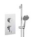 Crosswater Dial Kai Lever Concealed Thermostatic 1 Outlet Shower Valve with Sliding Rail and 3 Mode Shower Handset
