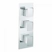 Crosswater KH Zero 3 Concealed Thermostatic Shower Valve with 3 Way Diverter