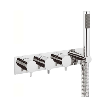 Crosswater Kai Lever Concealed Thermostatic Shower Valve with 2 Way Diverter & Shower Kit