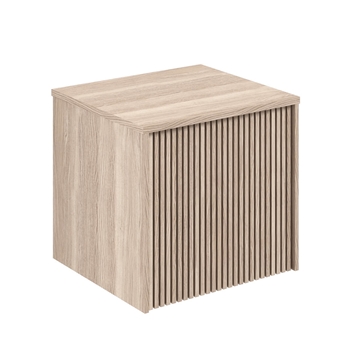 Crosswater Limit 500mm Wall Hung Single Slatted Drawer Vanity Unit and Countertop