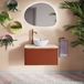 Crosswater Mada 700mm Vanity Unit and Countertop - Soft Clay