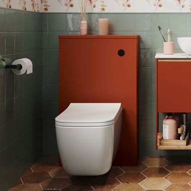 Crosswater Back To Wall Toilet Furniture Unit - Soft Clay