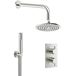 Crosswater MPRO 2 Outlet 2 Handle Shower Bundle - Brushed Stainless Steel Effect