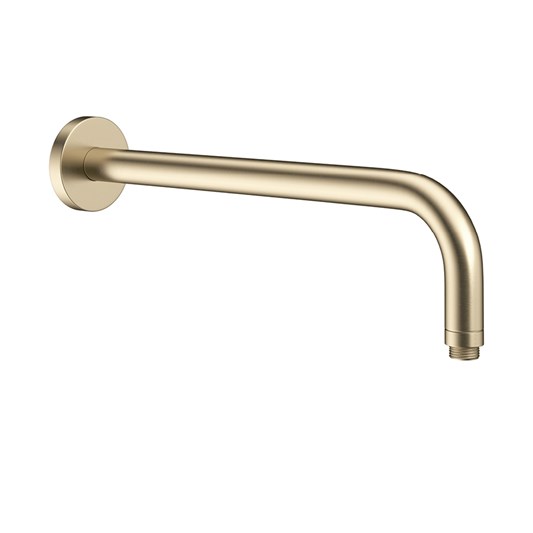 Crosswater MPRO Wall Mounted Shower Arm - 350mm - Brushed Brass
