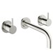 Crosswater MPRO 3 Hole Wall Mounted Basin Mixer Tap - Brushed Stainless Steel