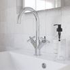Crosswater MPRO Mono Basin Mixer Tap with Crosshead Handles - Polished Chrome