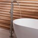 Crosswater MPRO Floorstanding Bath and Shower Mixer Tap - Brushed Stainless Steel