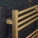Crosswater MPRO Brushed Brass Heated Towel Rail - 1380 x 480mm