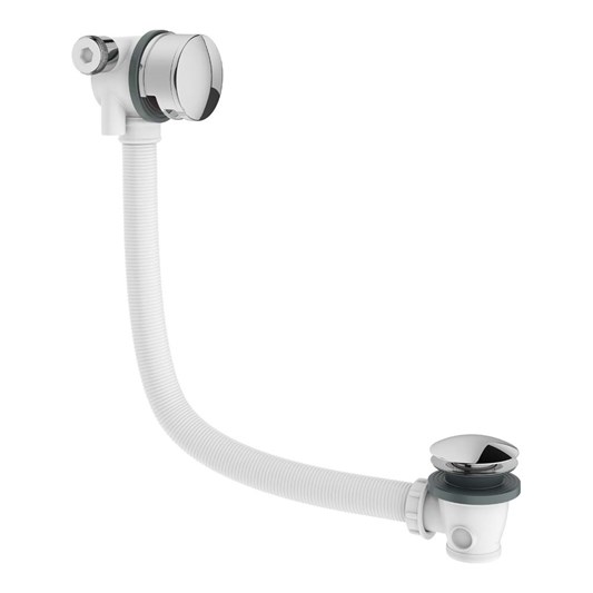 Crosswater MPRO Overflow Bath Filler with Click Clack Waste