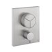 Crosswater MPRO Push 3 Outlet Concealed Valve - Crossbox Technology - Brushed Stainless Steel Effect