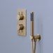 Crosswater MPRO 2 Outlet 2 Handle Shower Bundle - Brushed Brass