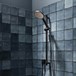 Crosswater MPRO 700mm Sliding Shower Rail - Matt Black