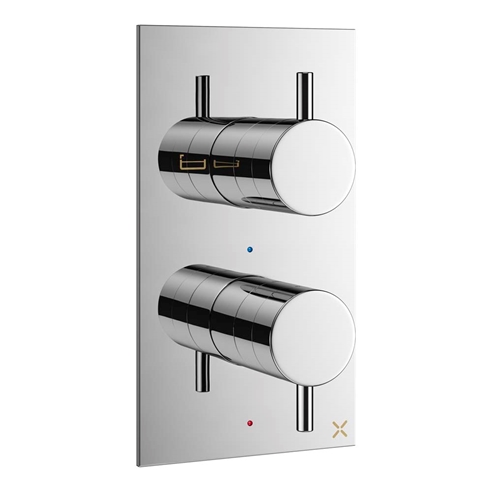 Crosswater MPRO 2 Outlet Concealed Thermostatic Bath and Shower Valve