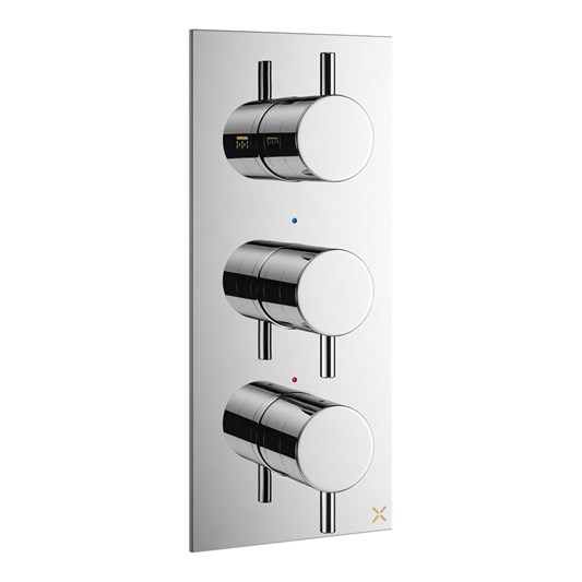 Crosswater MPRO Concealed Thermostatic 3 Outlet Bath Shower Valve